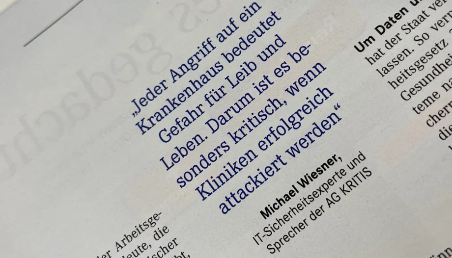 Titelbild zum Blogbeitrag: Wenn Hacker töten können.
