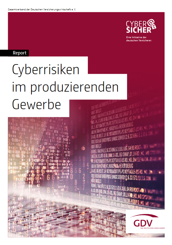 GDV Report Cyberrisiken im produzierenden Gewerbe